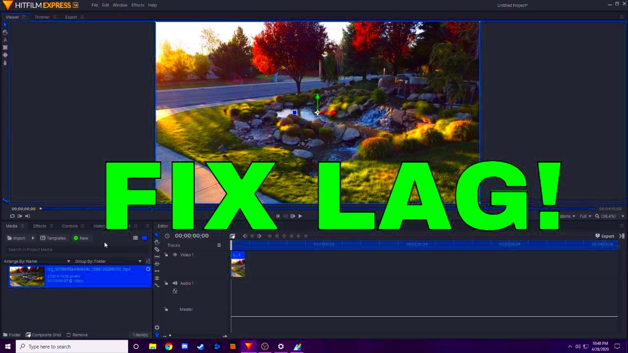 How to Fix Laggy Video Timeline Footage  YouTube