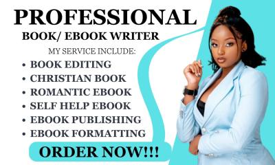 I Will Write a 50,000 Words Non-Fiction eBook as Your Ghostwriter