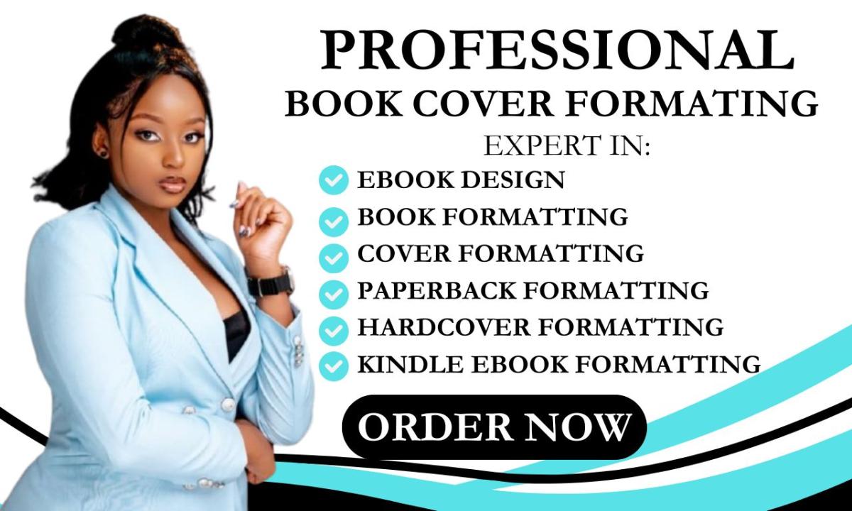 I Will Do Book and eBook Formatting, Design Book Cover, Paperback