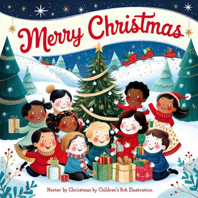 Do Wonderful Christmas Children Book Illustration, Merry Christmas KDP