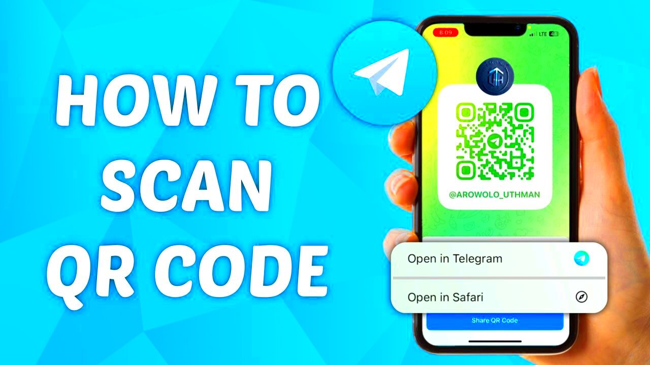 How to Scan QR Code on Telegram  Quick and Easy Guide  YouTube