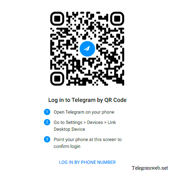 How to scan Telegram QR code