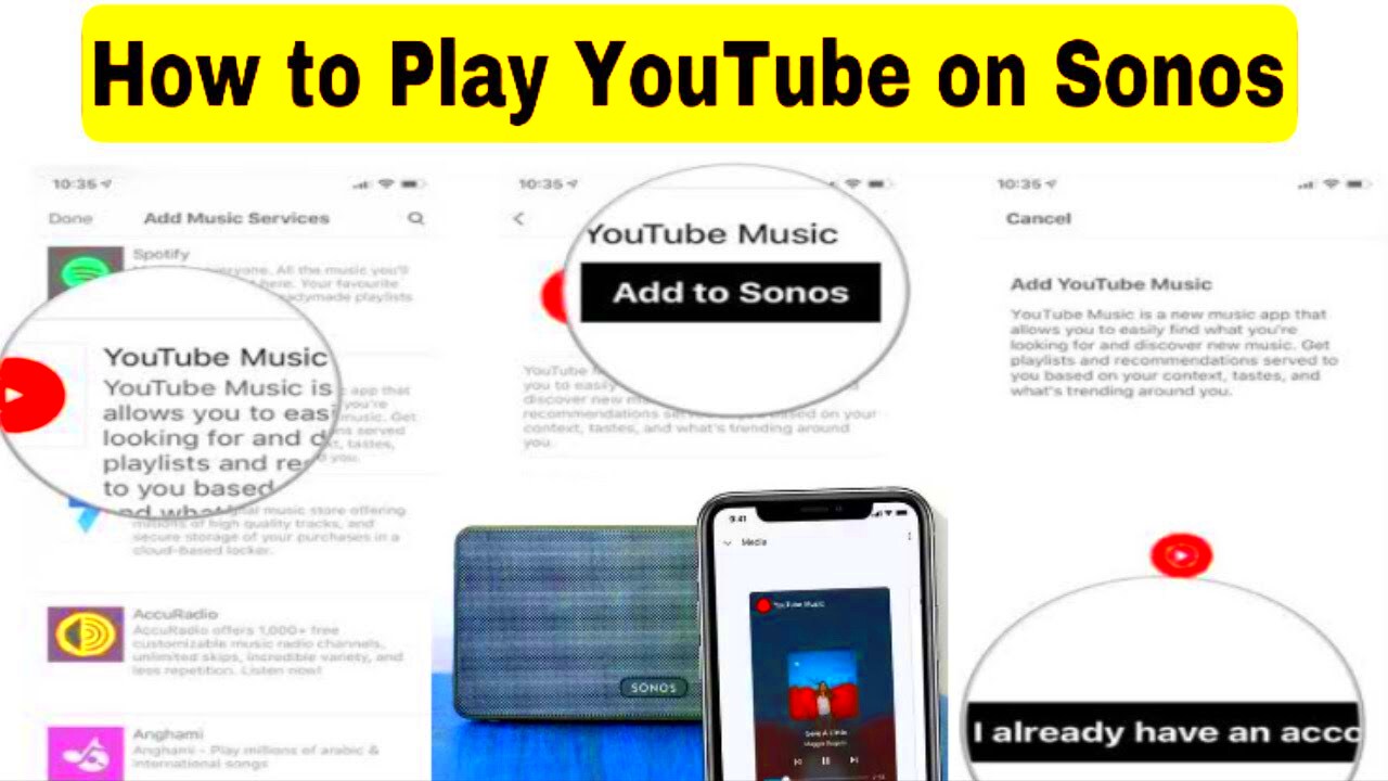 How to Play YouTube on Sonos  how can play youtube on sonos  YouTube