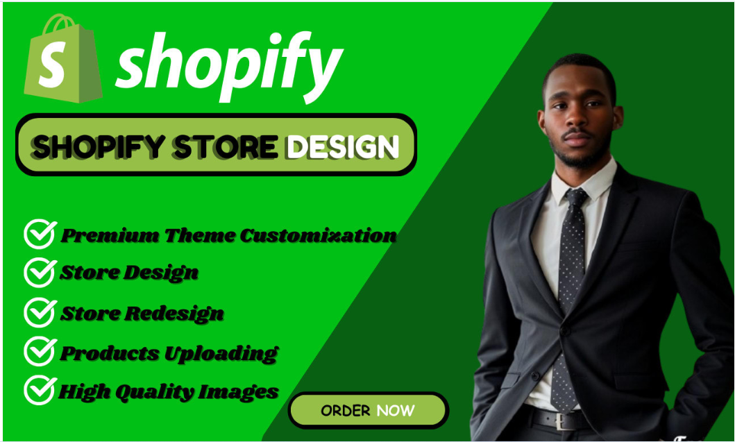 I Will Design, Redesign Shopify Store, Create Shopify Website