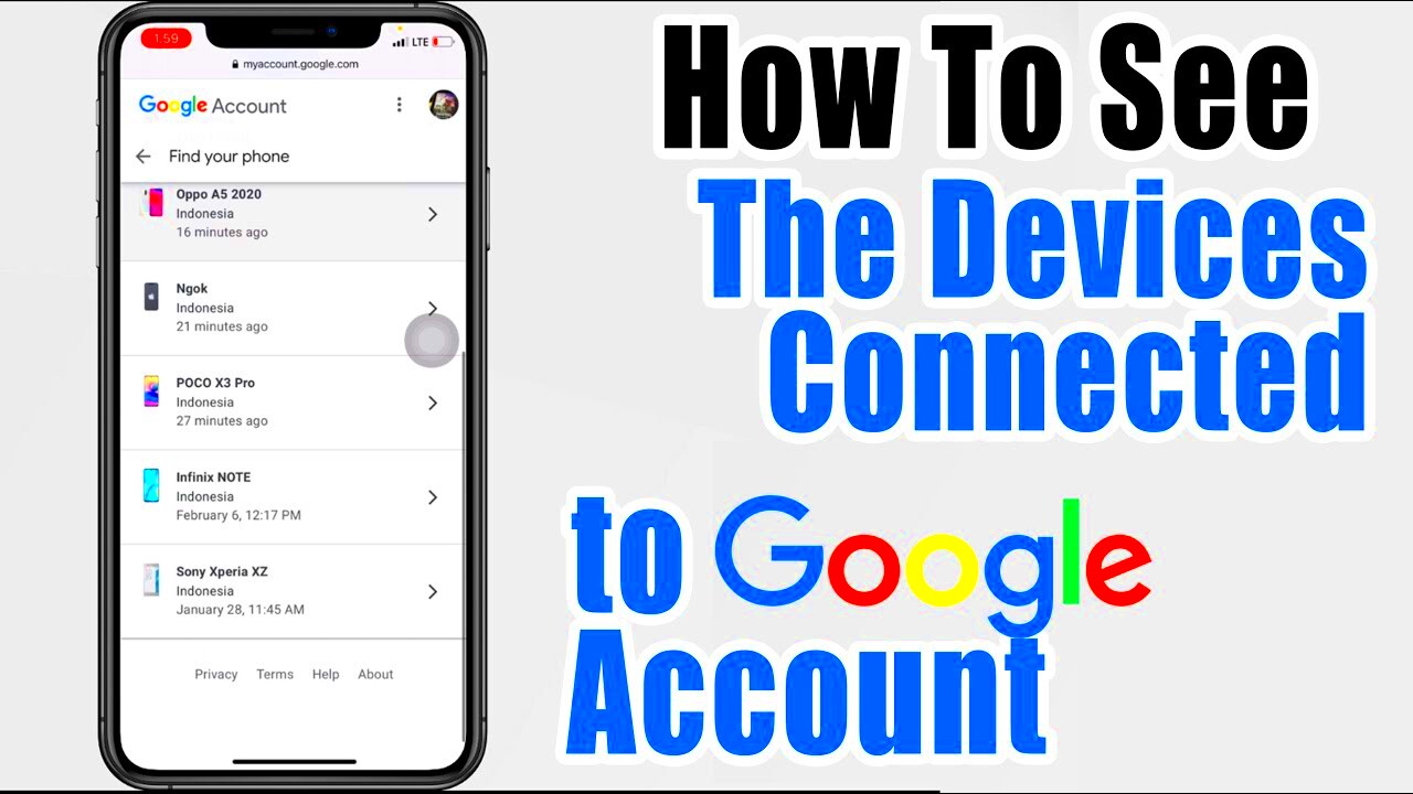 How To See The Devices Connected To Google Account  YouTube