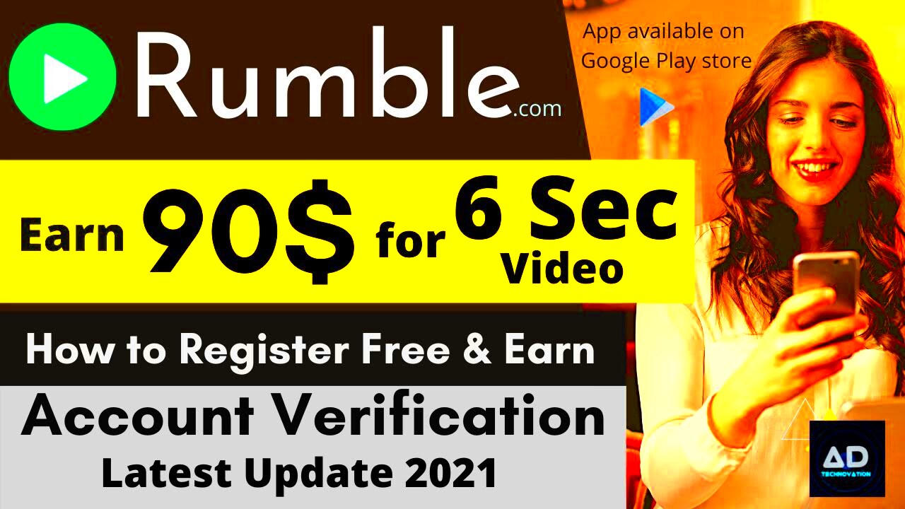  90 Dollars for One VideoHow to Earn Online from Rumble Account 