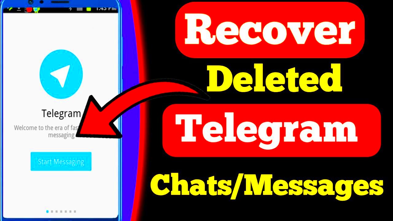 How to Recover Deleted Telegram Message Chats Pictures and Videos 