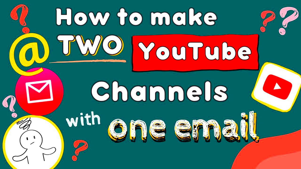 How To Make a SECONDMULTIPLE YouTube Channel w the SAME EMAILTwo 