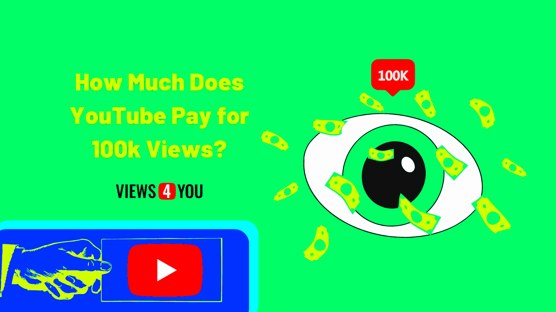 How Much Does YouTube Pay for 100k Views  Views4You