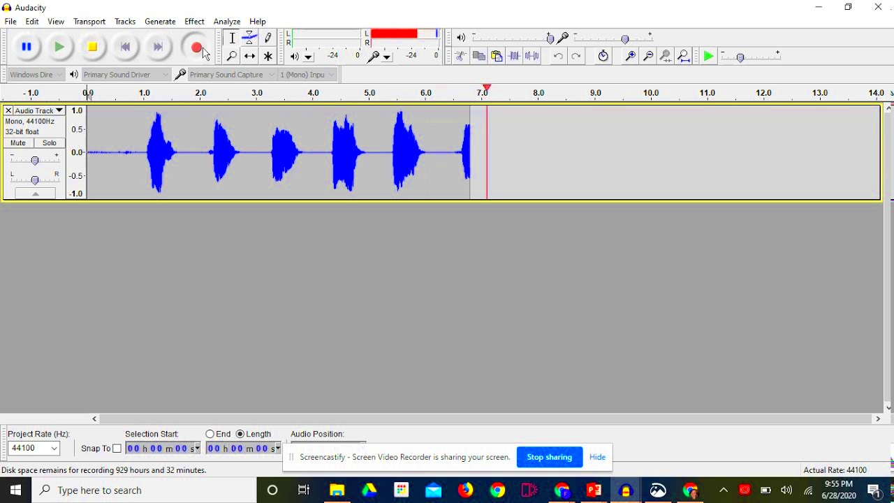 How to Record using Audacity  YouTube