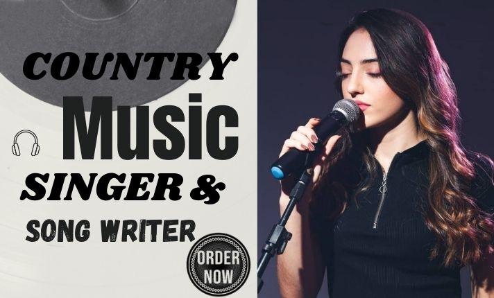 I Will Create Custom Country Music Songs with Professional Songwriting and Singing