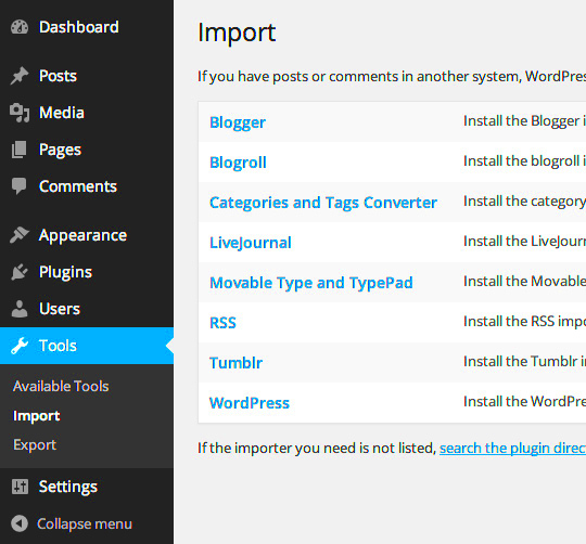 Import WordPress demo content into your existing site