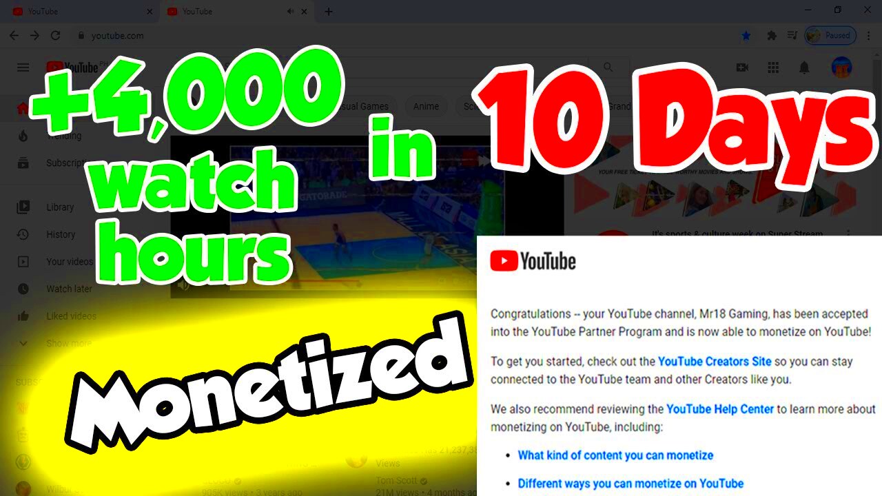 How to get monetized on YouTube faster  How to get Watch Hour Fast 