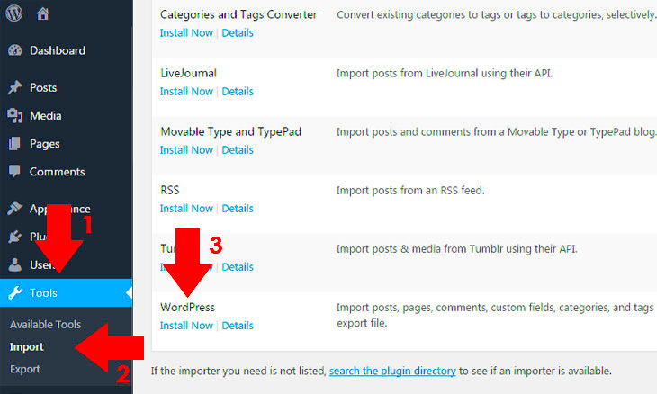 How to Export or Import XML WordPress Content  Probewise