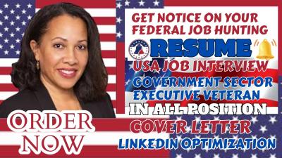 I Will Create Expert Federal Resume Writing ECQs, Executive KSAs, and MTQs for USAJobs