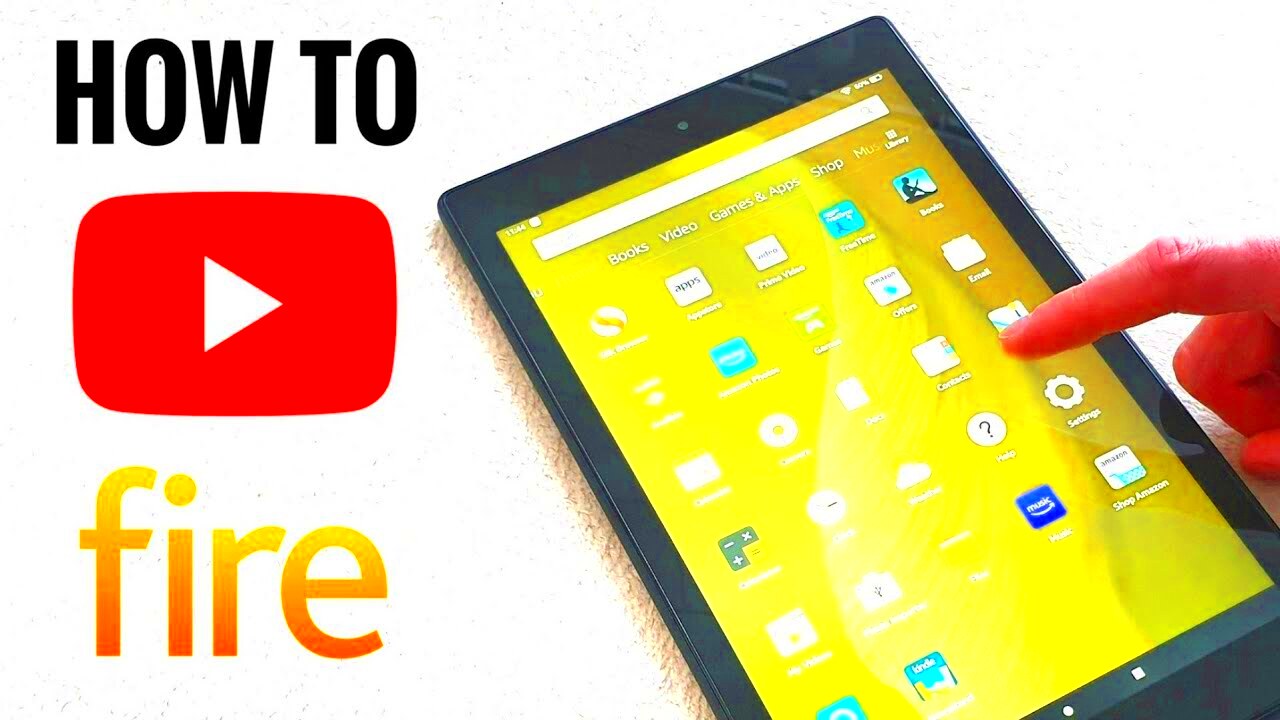 How to install YouTube or any app on Amazon Fire HD 10 Tablet  YouTube