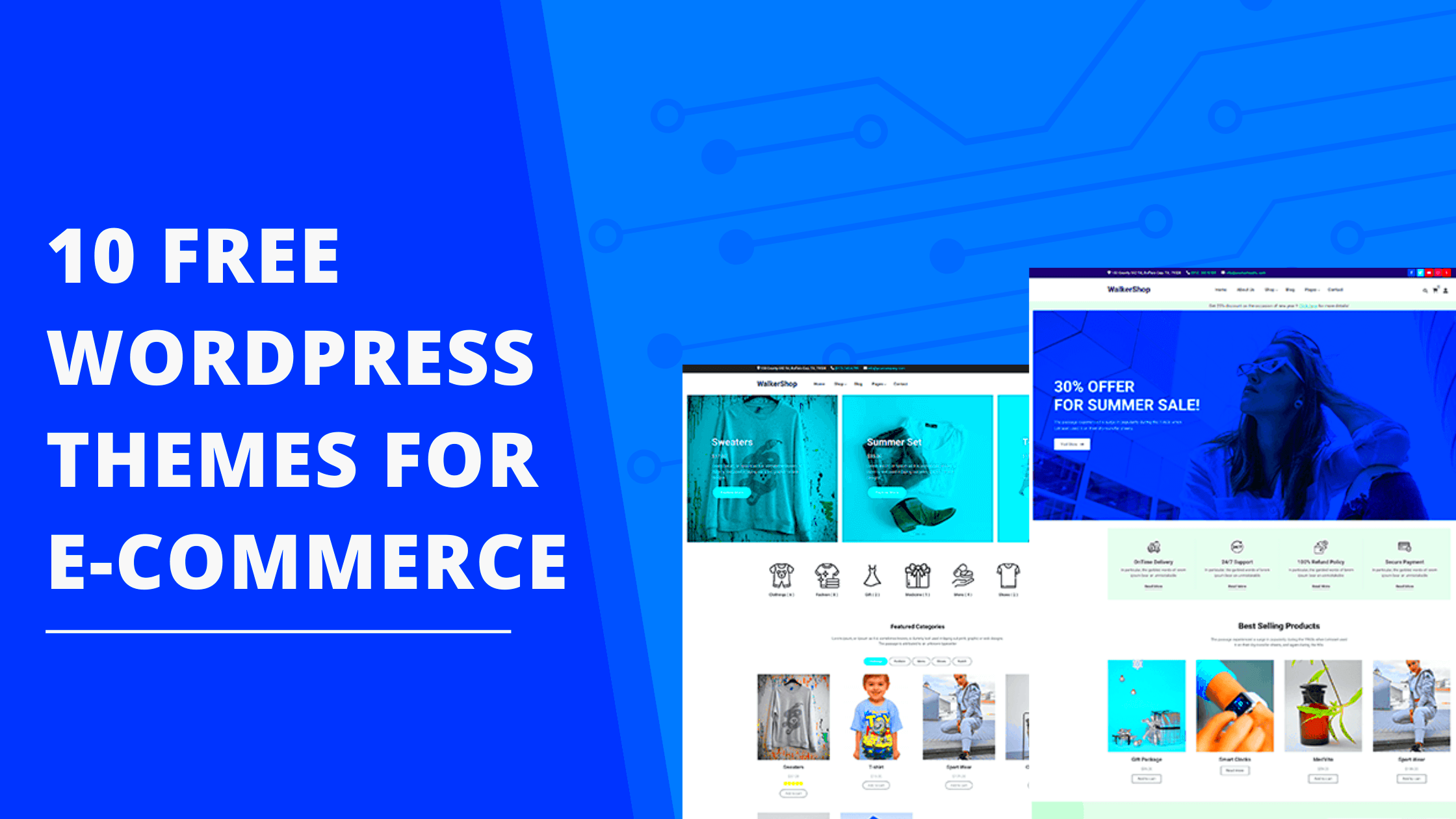 10 Free WordPress Themes for Your Ecommerce Website