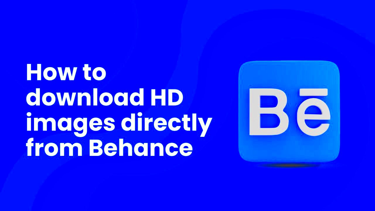 How to download quality images from behance  YouTube