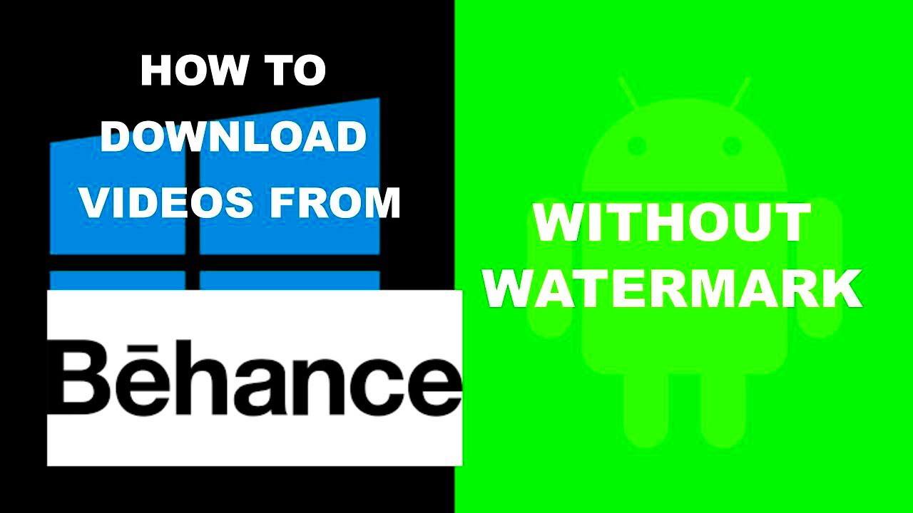 How to Download Video from Behance in High Quality  Without Watermark 