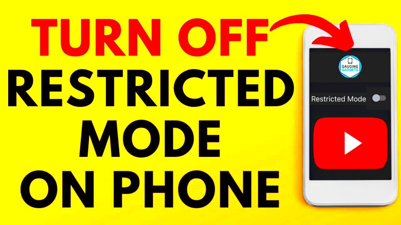 How to Turn Off Restricted Mode on YouTube Mobile  iPhone  Android 