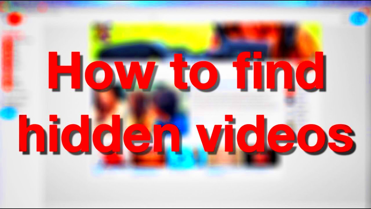 How to Find the Hidden Videos on our YouTube Channel  YouTube