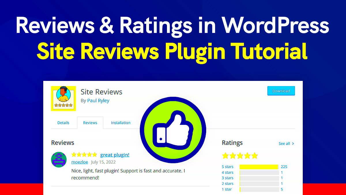 Reviews  Ratings in WordPress  Site Reviews WordPress Plugin