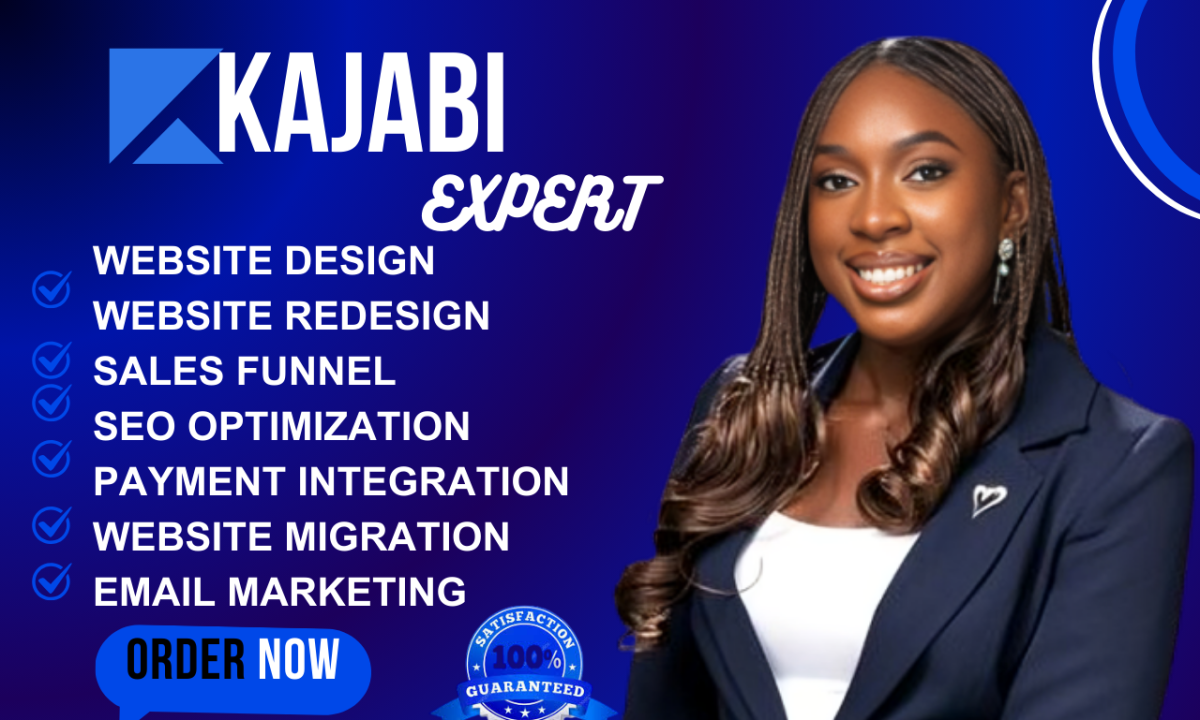 I Will Create Kajabi Website Design, Redesign, and Sales Funnel