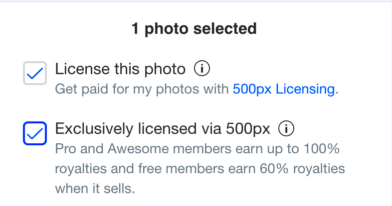 Exclusive vs NonExclusive Licenses  500px Support Center