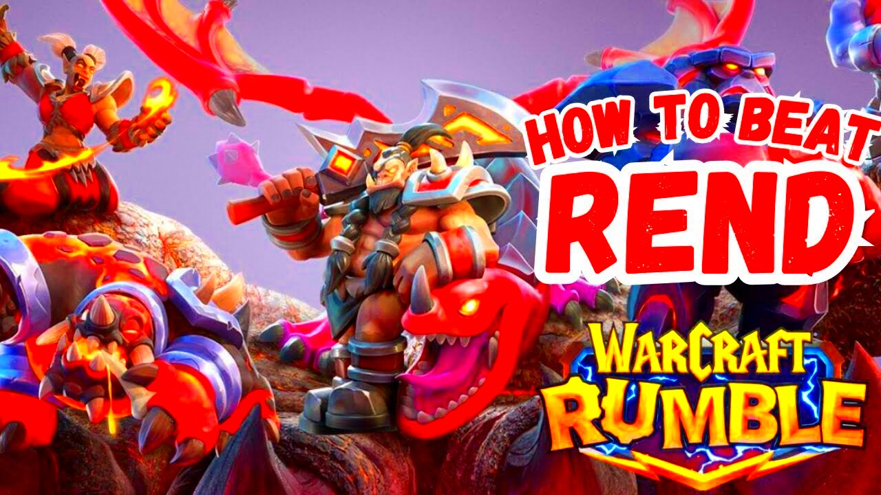 How to Beat Rend Blackhand  Warcraft Rumble Guide  YouTube