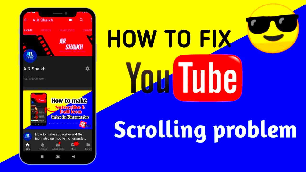 How to fix YouTube scrolling problemissue  YouTube auto scroll 