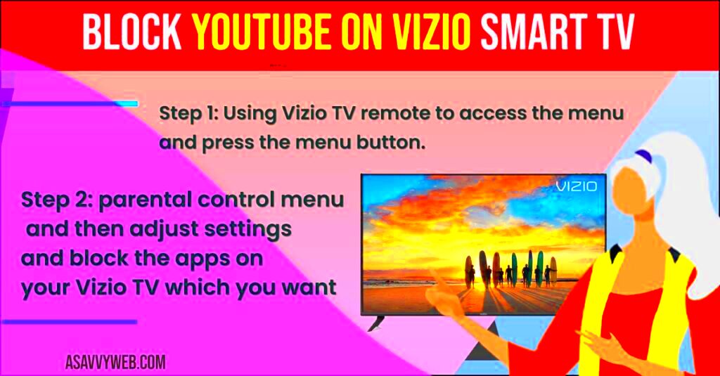 How to Block YouTube on Vizio Smart TV  A Savvy Web