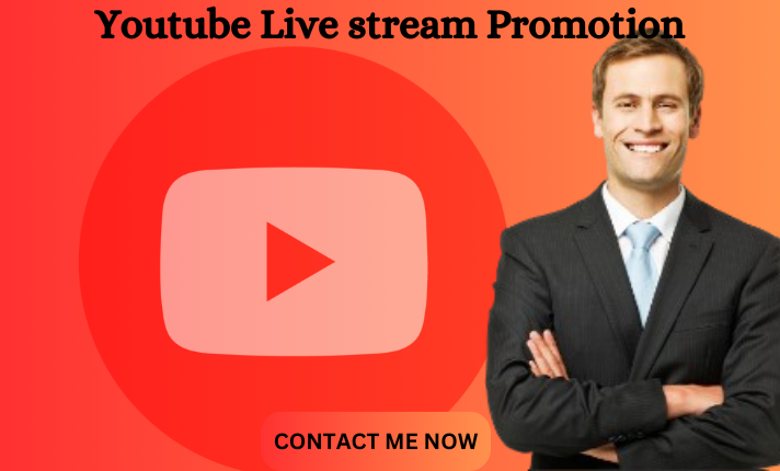 I Will Do YouTube Live Stream Promotion, Video Promotion, Live Streaming