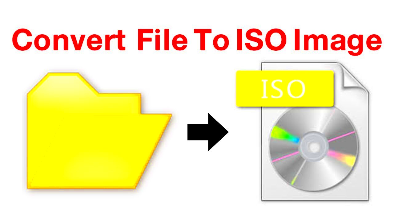 How To Convert file to iso image  YouTube