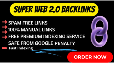 Professional 50 High-Quality Web 2.0 Indexable Backlinks Service to Boost Your Website