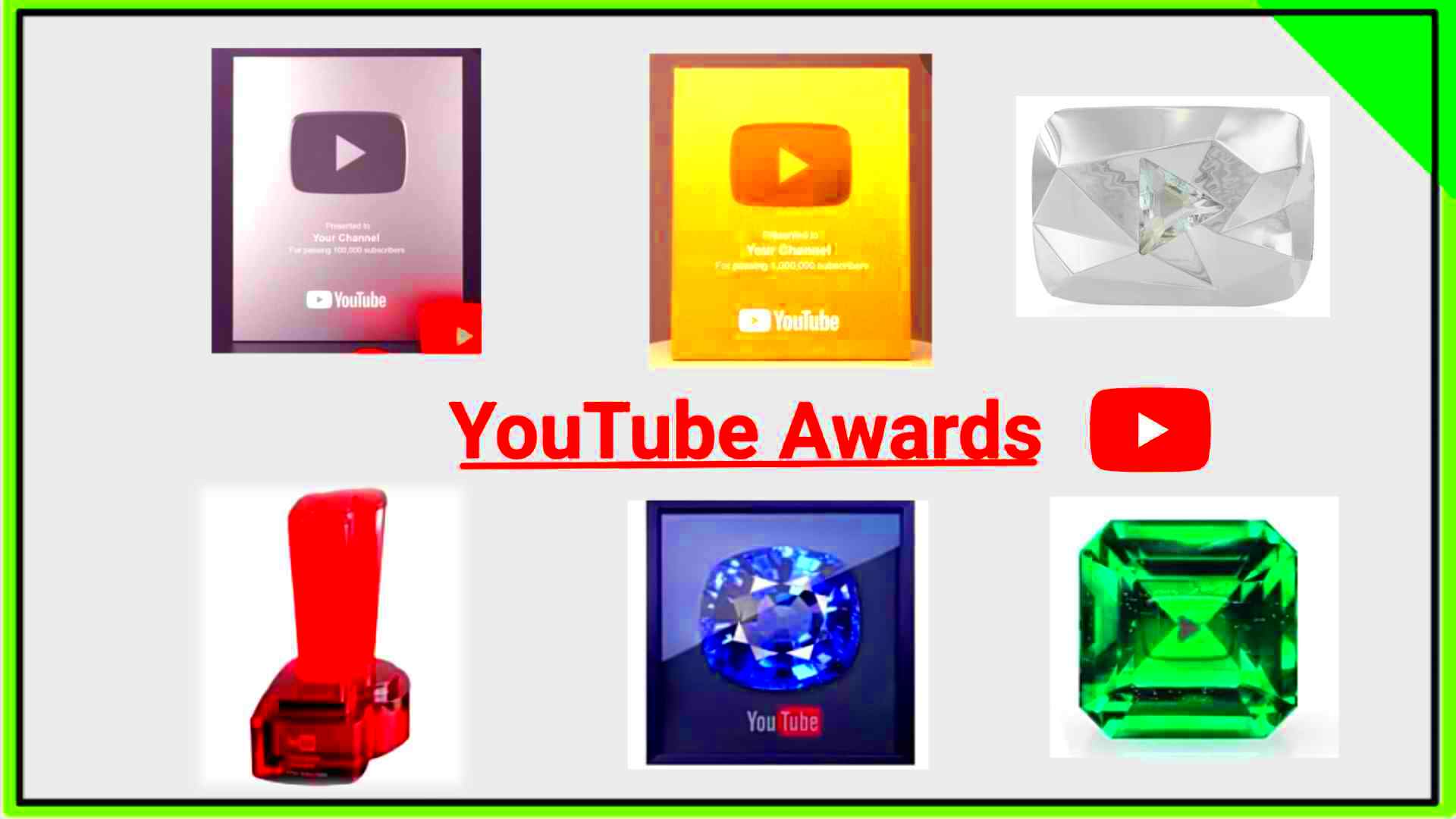 Youtube Play Button Award