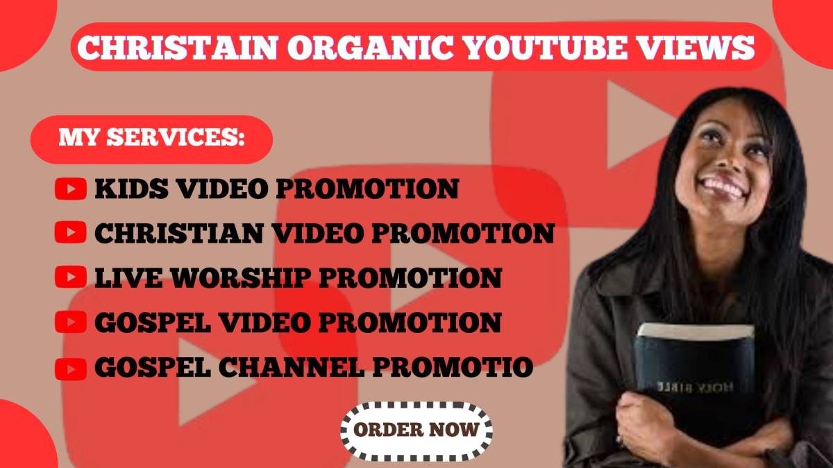 I Will Professionally Promote Your Christian YouTube Channel