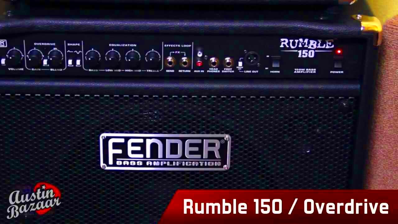 Fender Rumble Series Bass Combo Amps Demo  Overview  YouTube