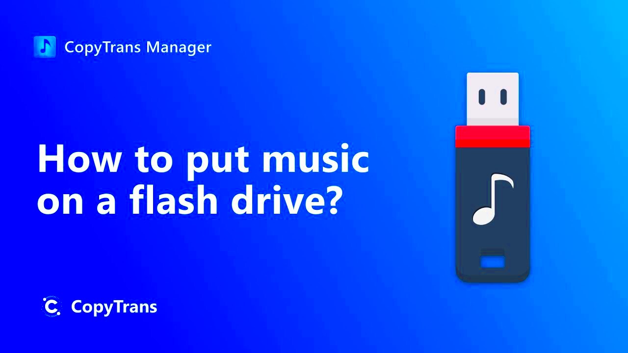 How to put music on a flash drive  YouTube