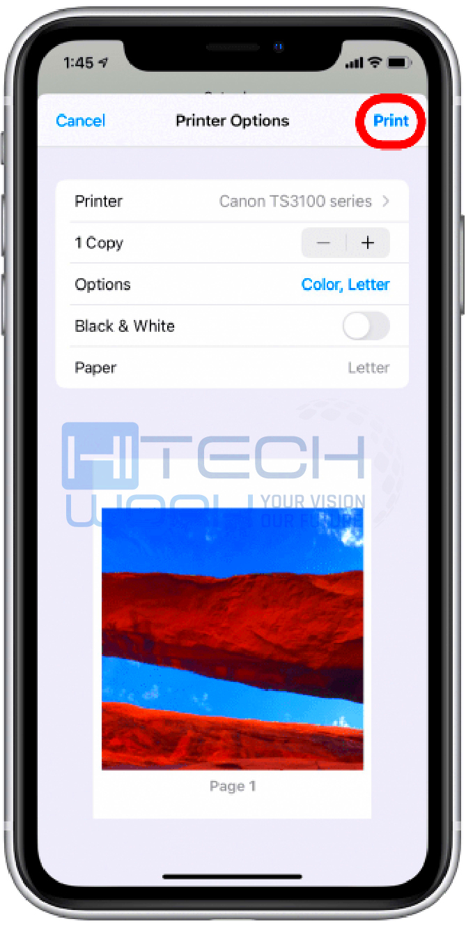 How to Change Printing Size on iPhone