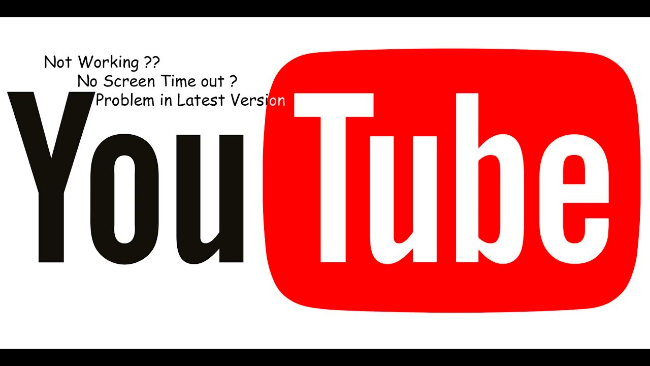 How to solve YouTube screen time out problem YouTube bug fixed 