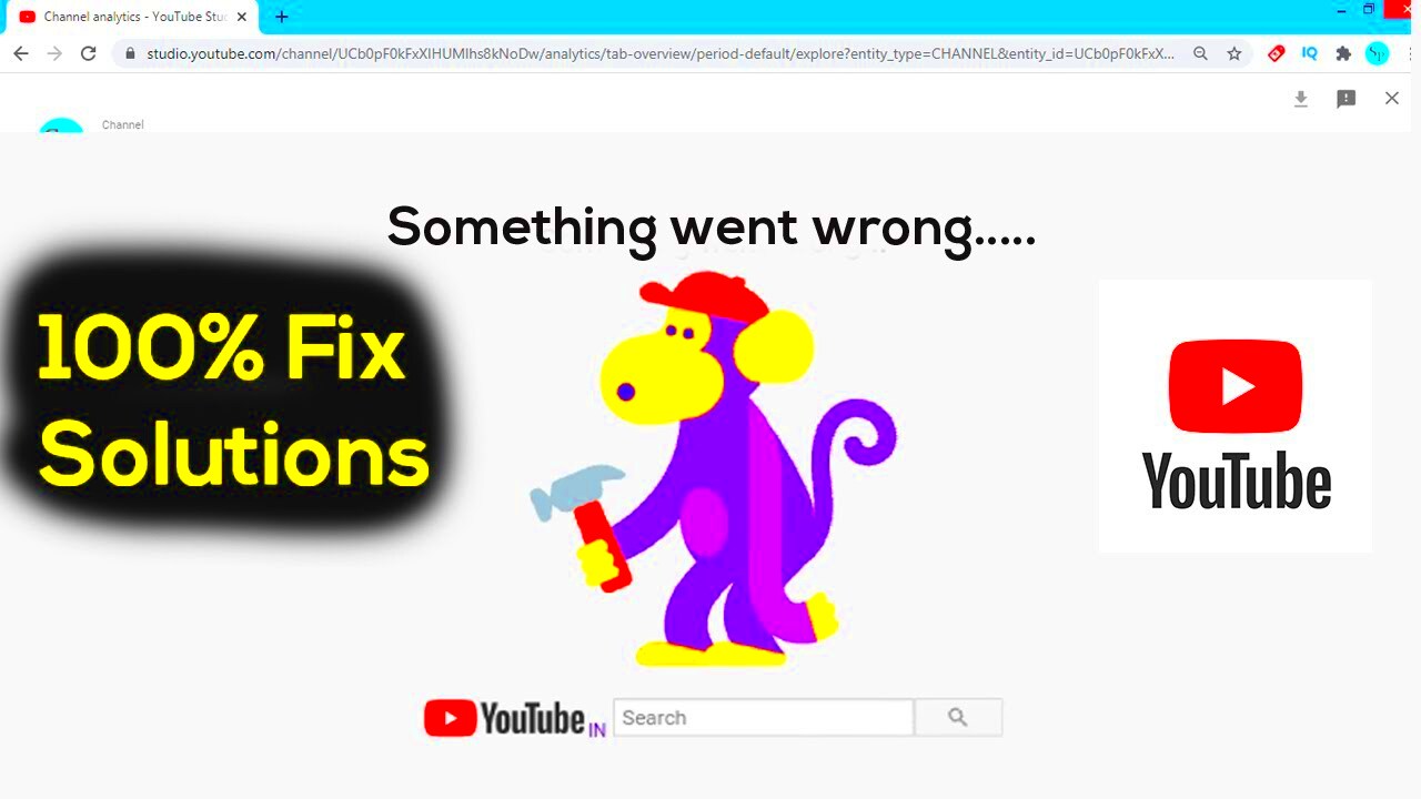 How to Fix YouTube Oops Something Went Wrong Error in Windows 7810 