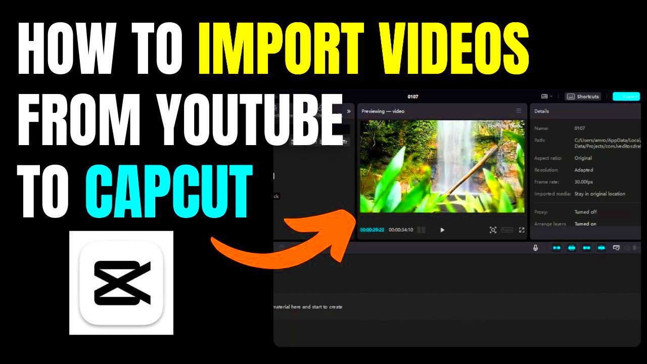 How To Import Videos From Youtube To Capcut  YouTube