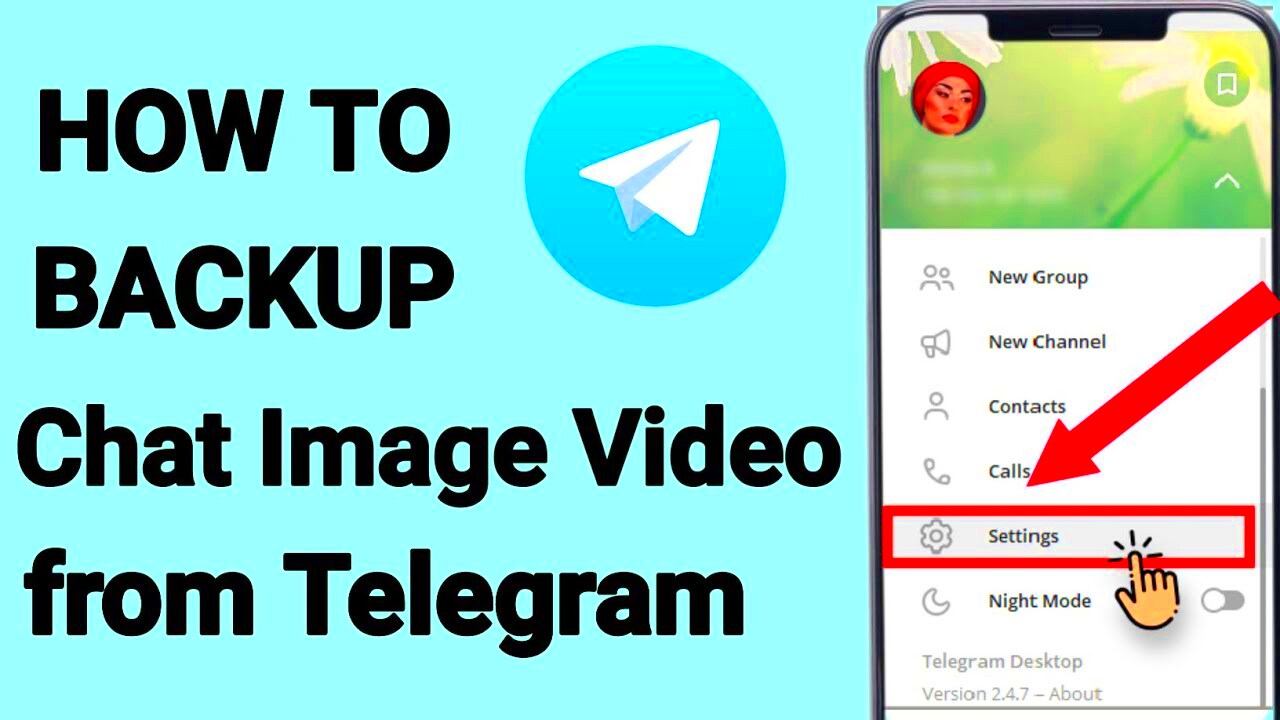 How To Backup Telegram Chat  YouTube