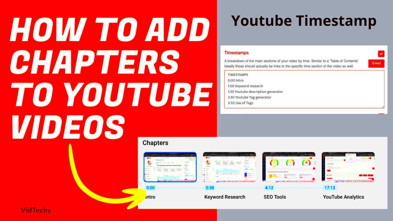 how to add chapters to youtube videos  YouTube