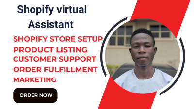 Be Your Virtual Assistant for Shopify Dropshipping Store