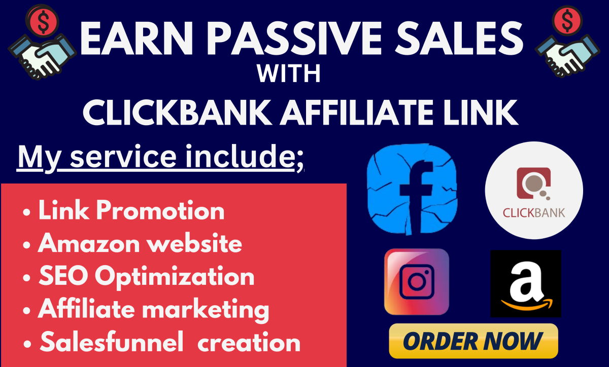 I Will Build a ClickBank Affiliate Link Promotion Amazon Website with Sales Funnel & SEO