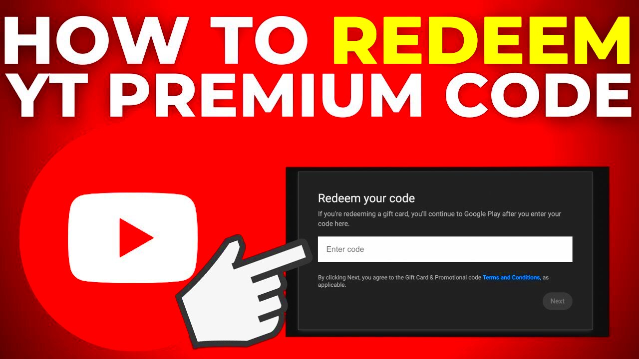 How To Redeem YouTube Premium Code 2024  YouTube