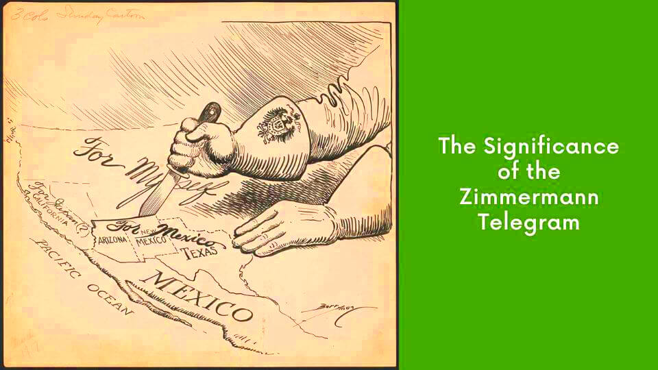 Zimmerman Telegram Political Cartoon