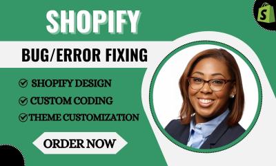 I Will Do Shopify Custom Coding, Bug Fixes, and Theme Customization