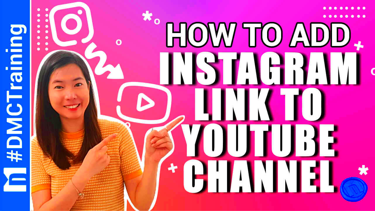 How To Add Instagram Link To YouTube Channel Art  PDMC